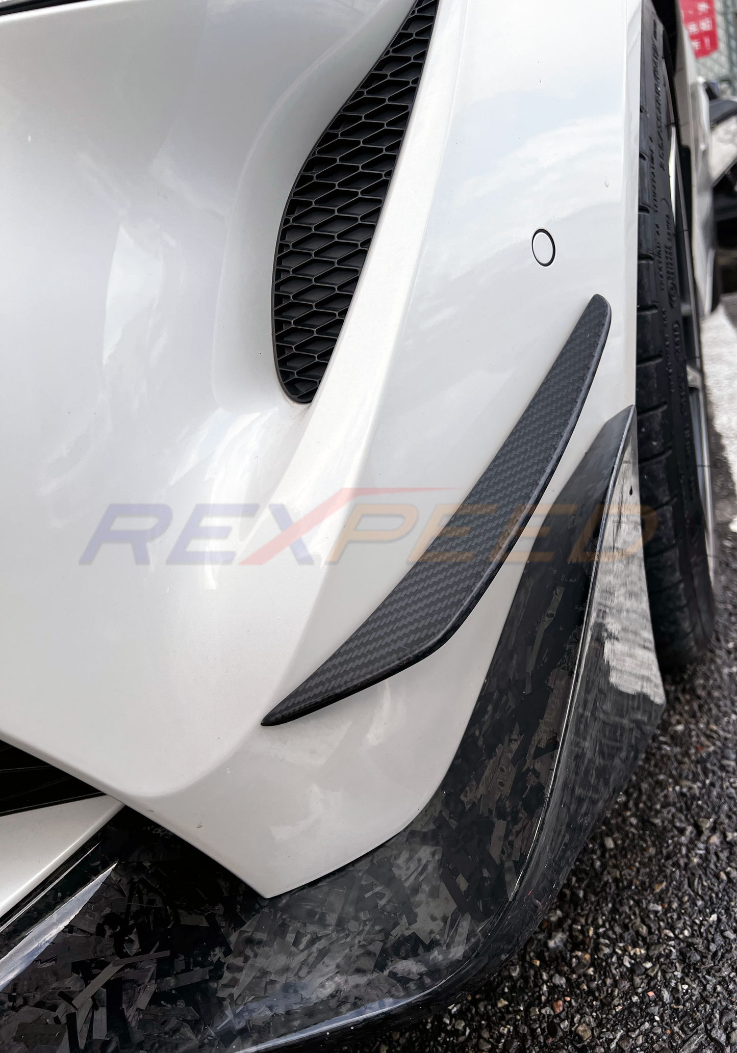 Rexpeed - Supra GR 2020+ V2 Carbon Fiber Front Canards