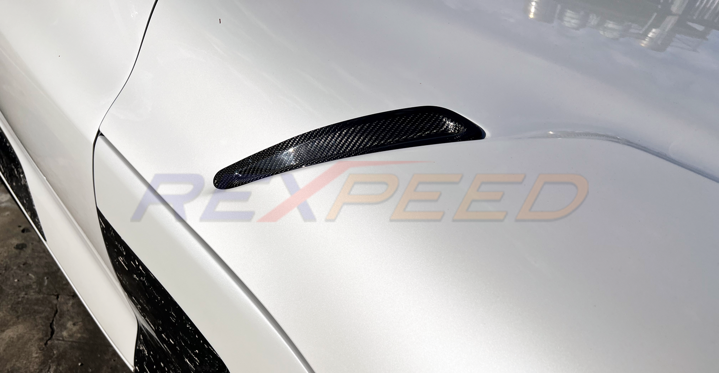 Rexpeed - Supra GR 2020+ Dry Carbon Hood Vent Covers