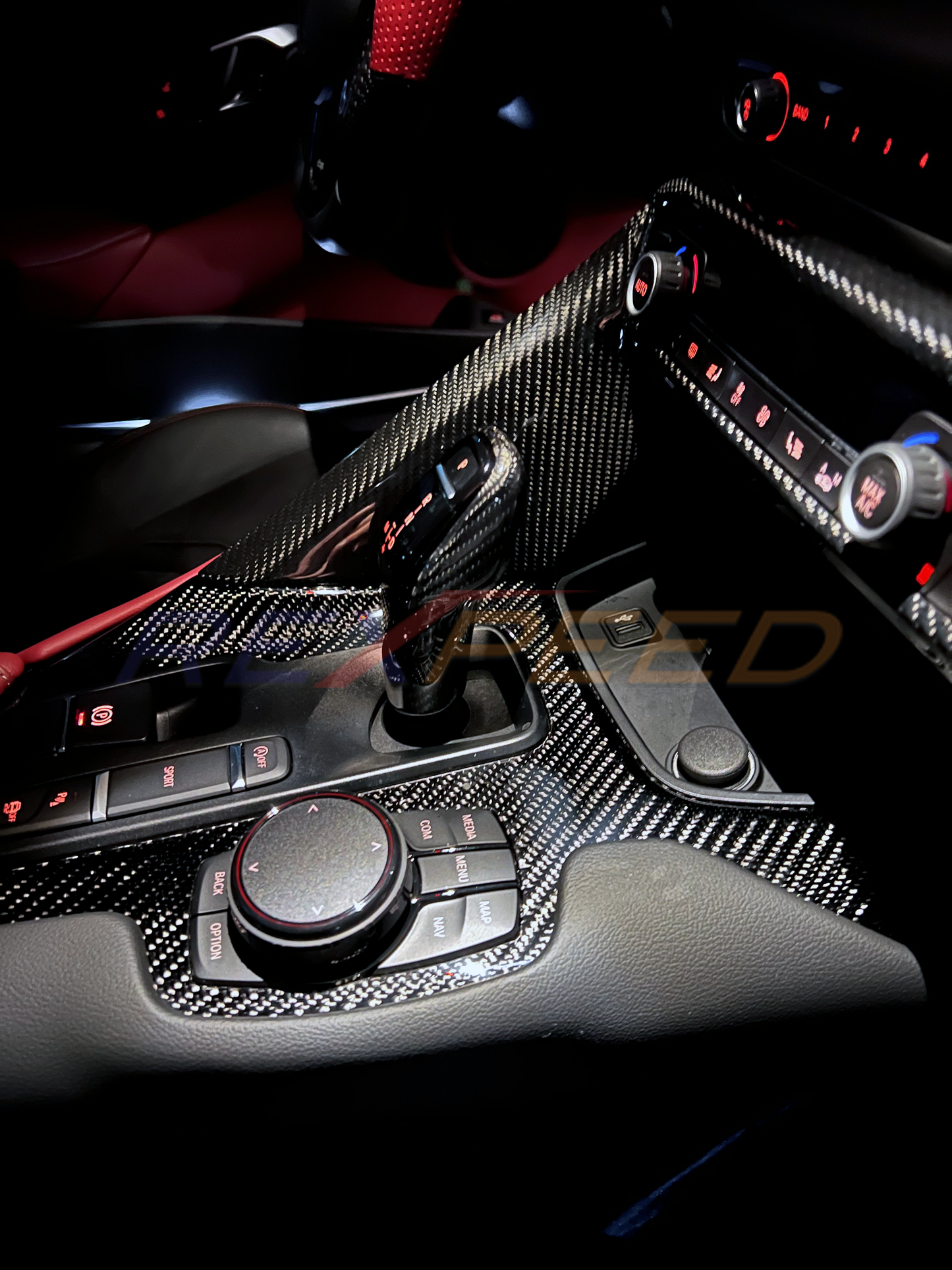 Rexpeed - Supra GR 2020+ Dry Carbon Shift Knob Cover