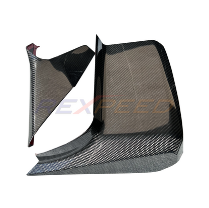 Rexpeed - Supra GR 2020+ Dry Carbon Center Console Covers(2pcs)-LHD AT Models only