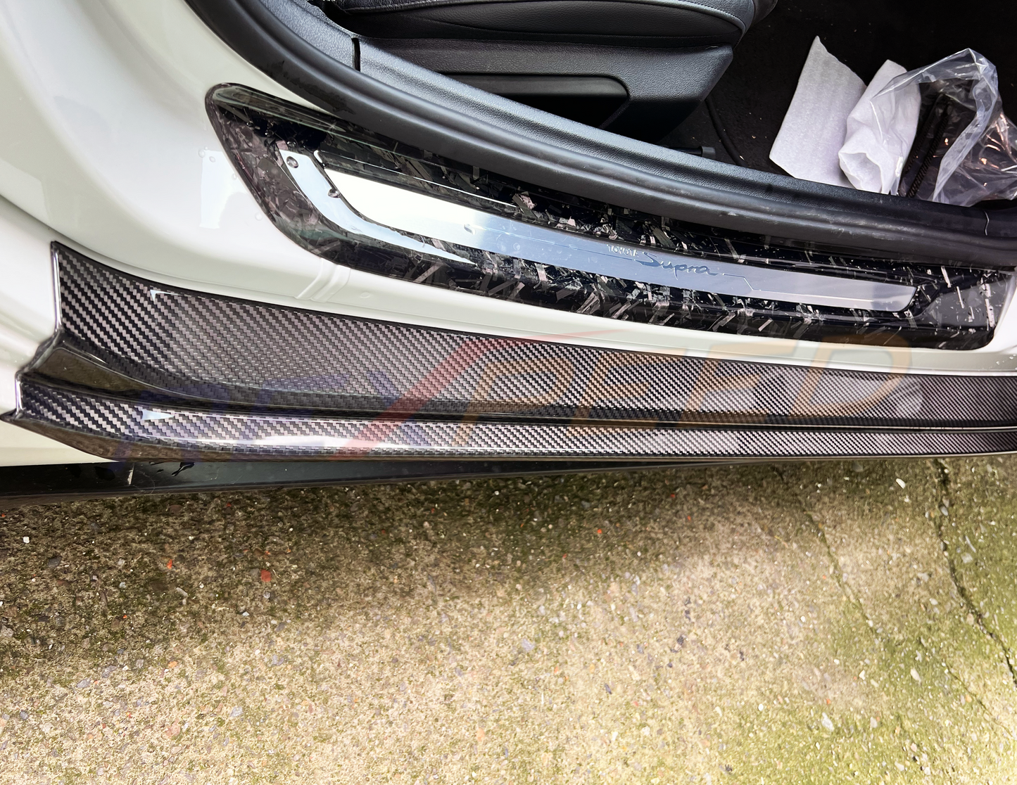 Rexpeed - Supra GR 2020+ Carbon Fiber Door Sill Plates
