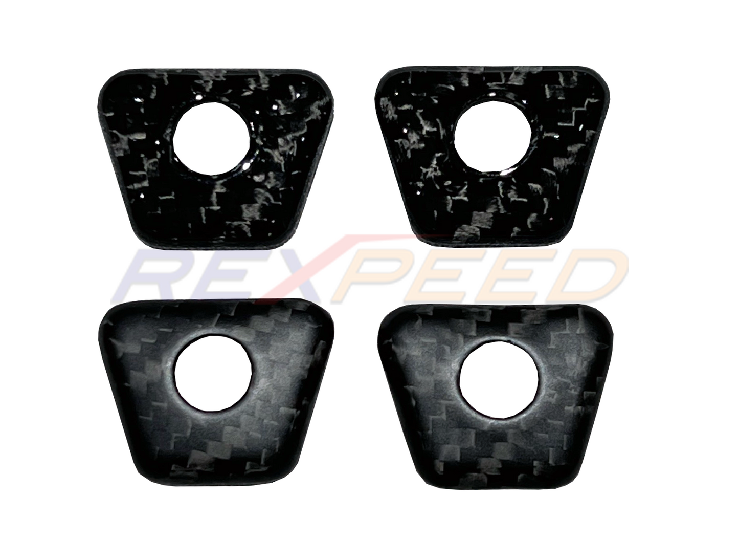 Rexpeed - Supra GR 2020+ Dry Carbon Door Lock Pins Caps Ring Decorate Cover