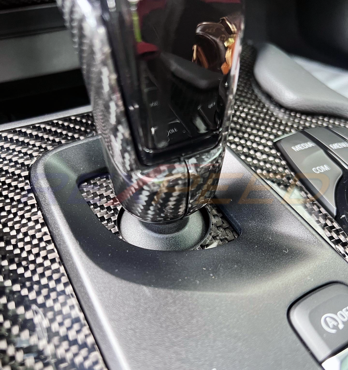 Rexpeed - Supra GR 2020+ Carbon Fiber Shift Panel Badge