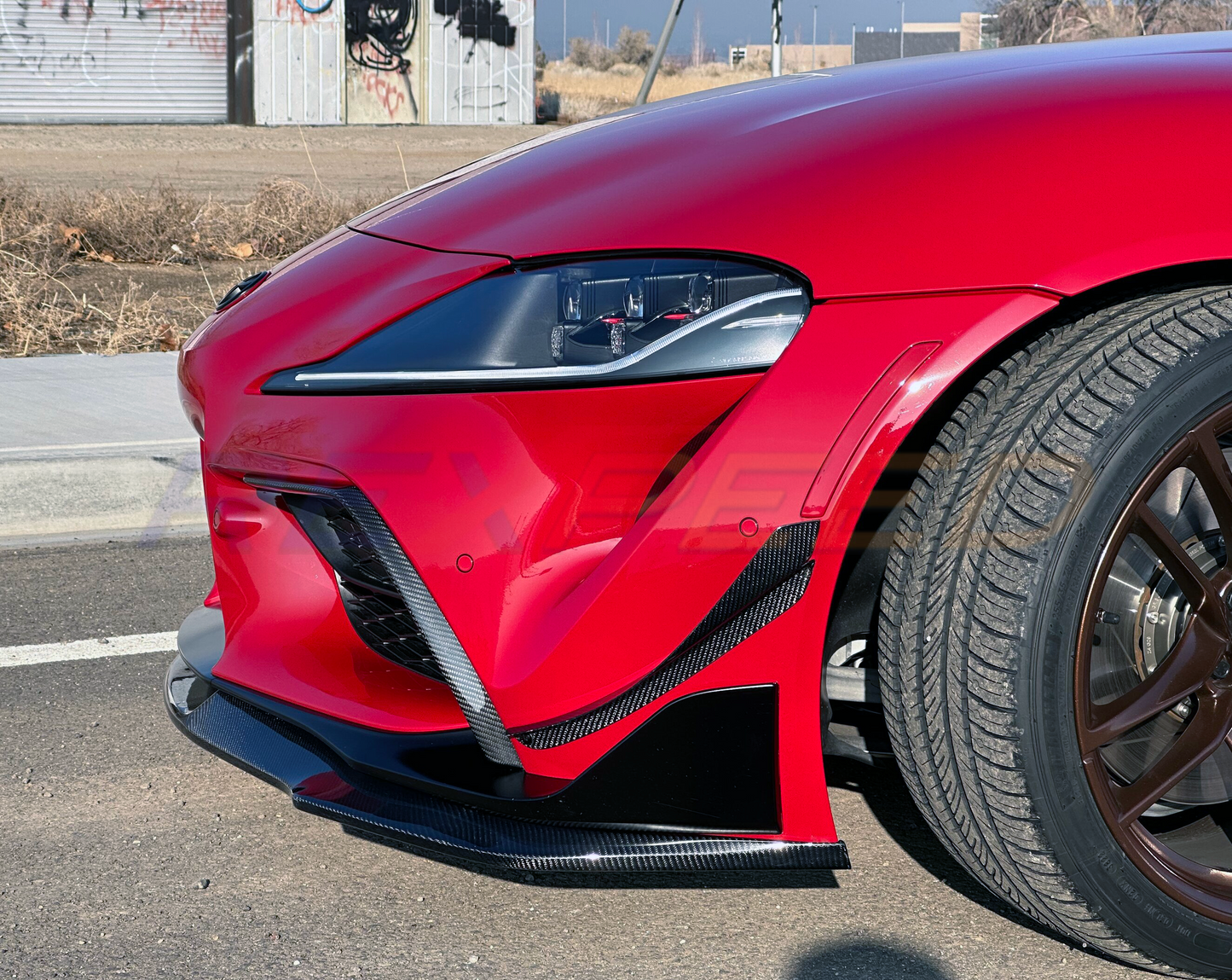 Rexpeed -  Supra GR 2020+ V7 Carbon Fiber Splitter