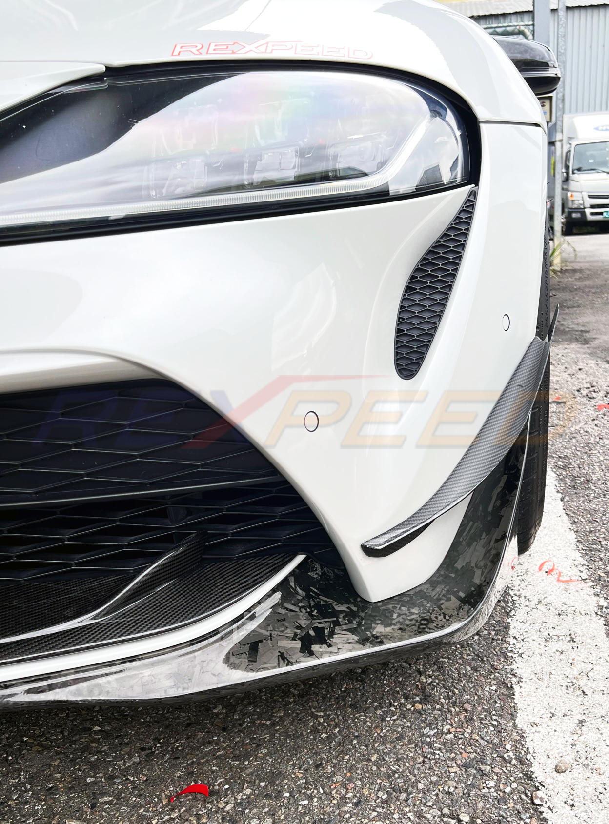 Rexpeed - Supra GR 2020+ V7 Dry Carbon Front Canards