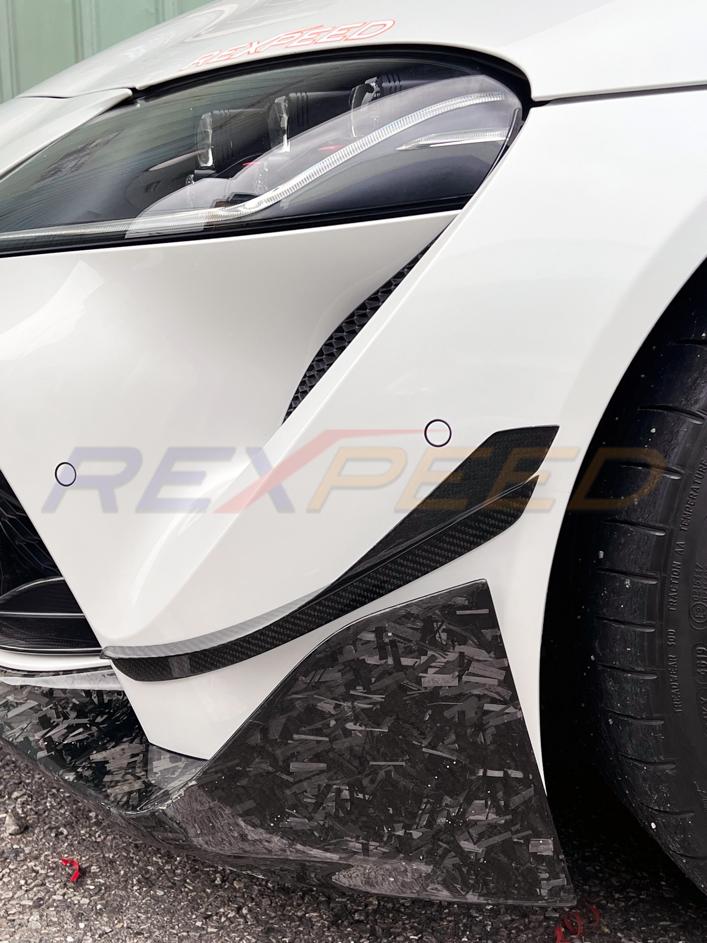 Rexpeed - Supra GR 2020+ V7 Dry Carbon Front Canards