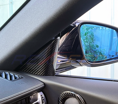 Rexpeed - Supra GR 2020+ Carbon Fiber Interior Door / Mirror Trim