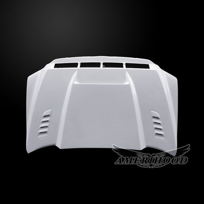 AmeriHood - Toyota Tundra 2014-2021 SSK Style Functional Heat Extractor Ram Air Hood