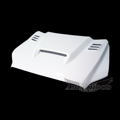 AmeriHood - Toyota Tundra 2022-2025 SSK Style Functional Heat Extractor Ram Air Hood (Vehicle Registration Card Required)