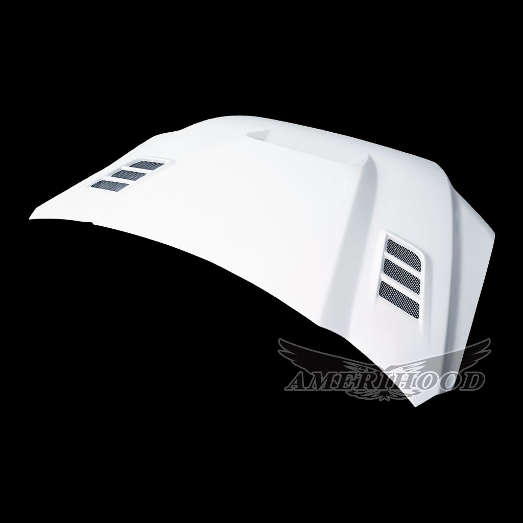 AmeriHood - Toyota Tundra 2022-2025 SSK Style Functional Heat Extractor Ram Air Hood (Vehicle Registration Card Required)