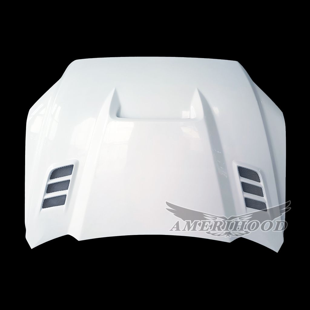 AmeriHood - Toyota Tundra 2022-2025 SSK Style Functional Heat Extractor Ram Air Hood (Vehicle Registration Card Required)