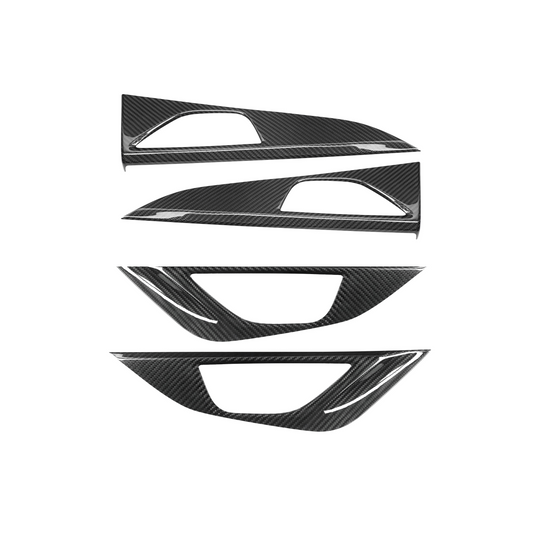 JDMuscle [22-25 WRX] Tanso Dry Carbon Fiber Door Panel Covers - 4 PC