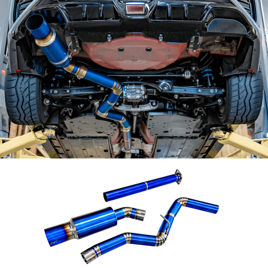 2022-2024 Subaru WRX AFD  F1 Titanium Single Exit Catback Exhaust