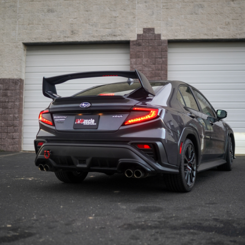 JDMuscle [22-25 WRX] VA STI Style 3-Piece Spoiler-Paint Matched/Gloss Black/ABS *Final Edition