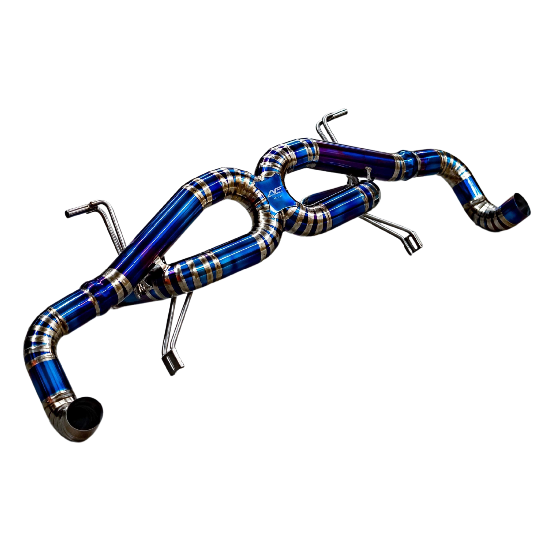 2017 - 2023 Audi R8 Titanium AFD F1 Exhaust System