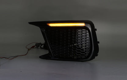 JDMuscle [18-21 WRX/STI] JDM Style Sequential Turn+Drl Bezel w/o Fog Light