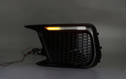 JDMuscle [18-21 WRX/STI] JDM Style Sequential Turn+Drl Bezel w/o Fog Light