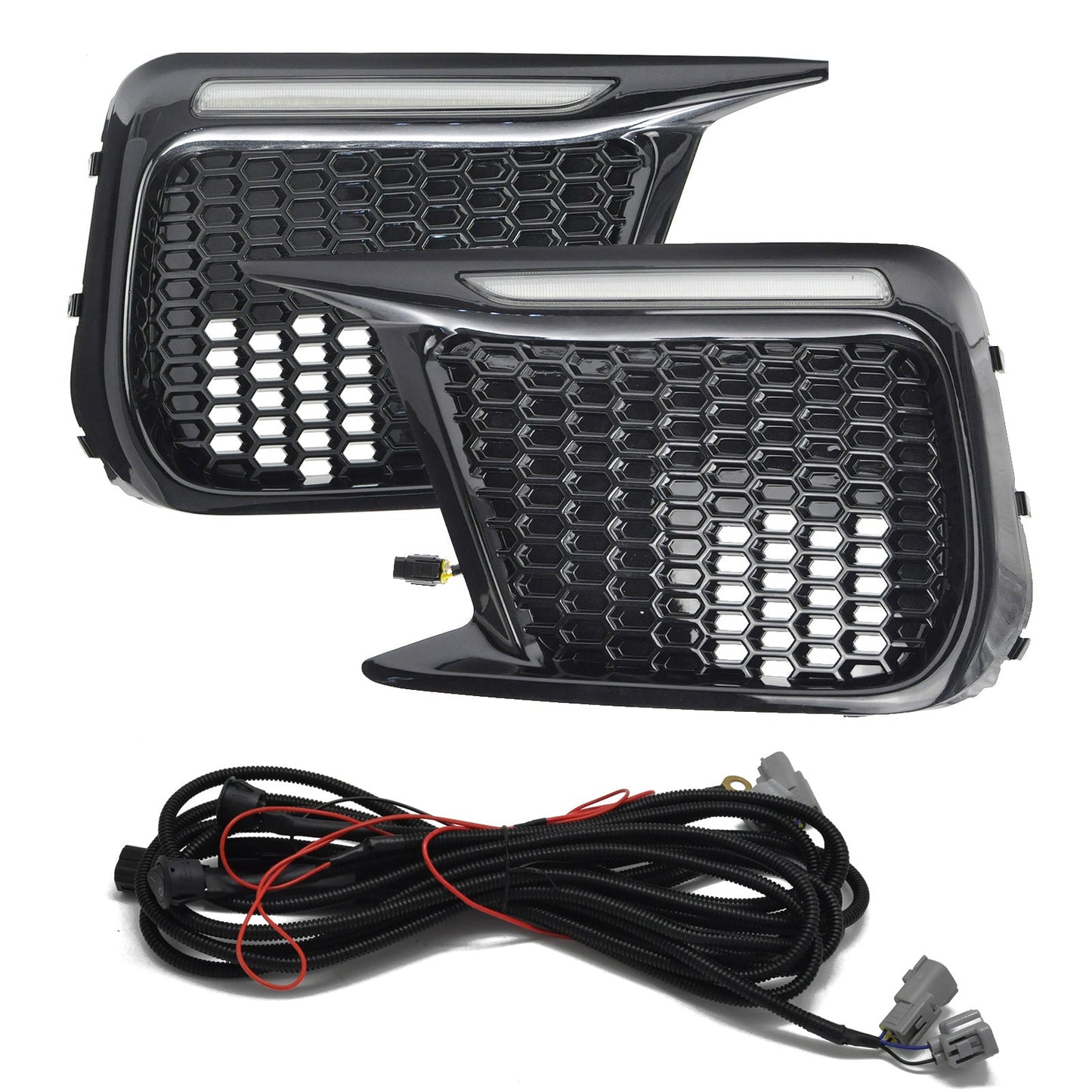 JDMuscle [18-21 WRX/STI] JDM Style Sequential Turn+Drl Bezel w/o Fog Light