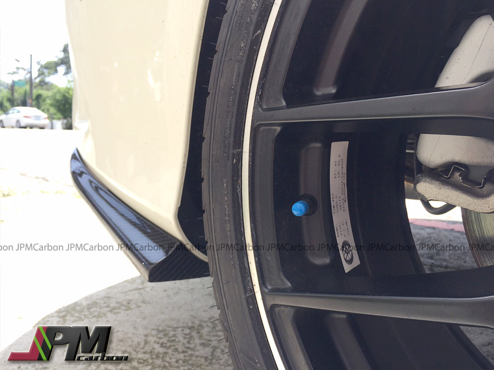 DP Style Carbon Fiber Rear Splitter Lips for FOR 2013-2018 Mercedes-Benz W117 CLA-Class with AMG Sport Package.