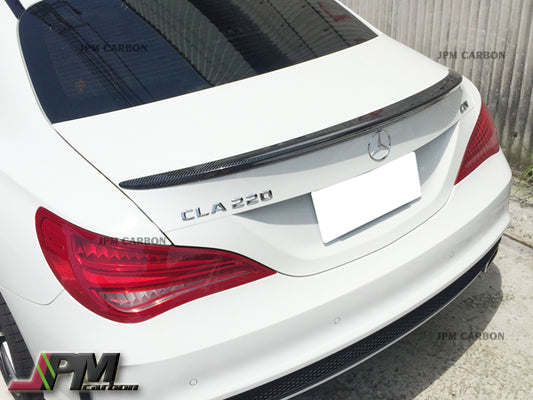 AMG Style Carbon Fiber Trunk Spoiler for FOR 2013-2018 Mercedes-Benz W117 CLA-Class Sedan Only