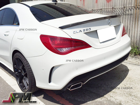 P Style Carbon Fiber Trunk Spoiler for FOR 2013-2018 Mercedes-Benz W117 CLA-Class Sedan Only