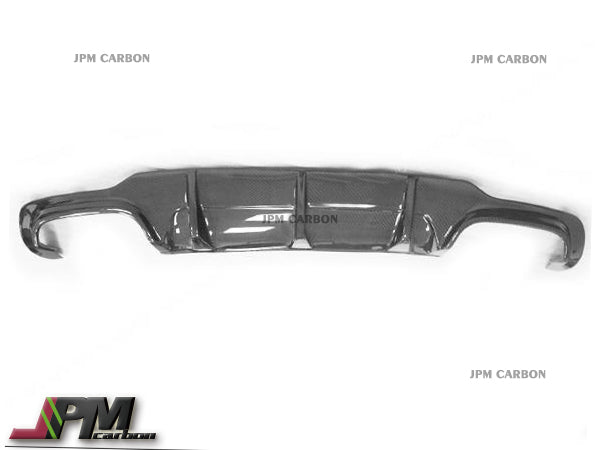 AMG Style Carbon Fiber Rear Diffuser Fits For 2012-2014 Mercedes-Benz