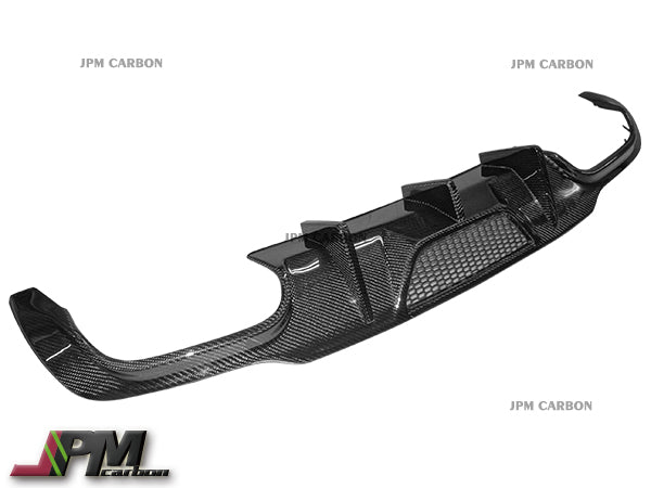 Jet Style Carbon Fiber Rear Diffuser Fits For 2012-2014 Mercedes-Benz W204 C204 Facelift C250 C350 C63 Only