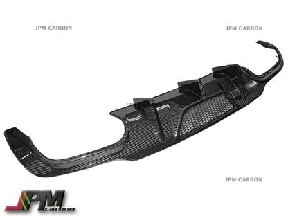 Jet Style Carbon Fiber Rear Diffuser Fits For 2012-2014 Mercedes-Benz W204 C204 Facelift C250 C350 C63 Only