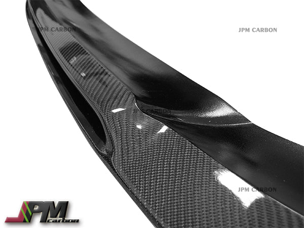 B Style Carbon Fiber Front Bumper Add-on Lip Fits For 2008-2011 Mercedes-Benz W204 Pre-facelift C-Class with AMG Sport Package Only