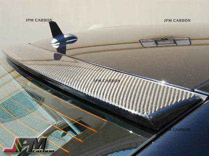 OEM Style Carbon Fiber Roof Spoiler Fits For 2008-2014 Mercedes-Benz W204 C-Class Sedan