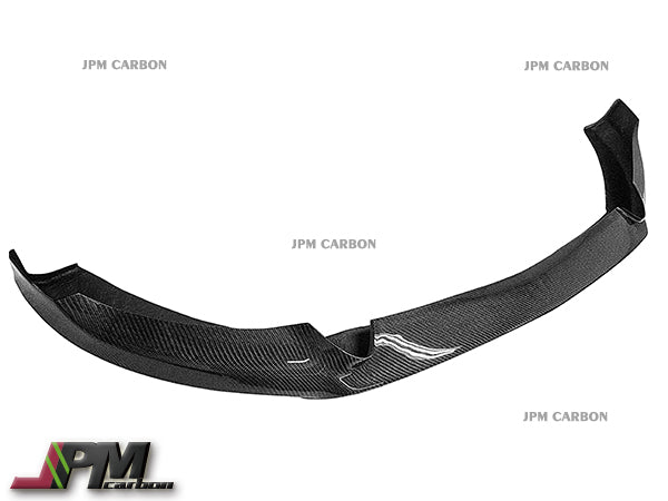 CS Style Carbon Fiber Front Bumper Add-on Cover Lip Fits For 2015-2018 Mercedes-Benz W205 Pre-facelift C-Class with AMG Sport Package Only