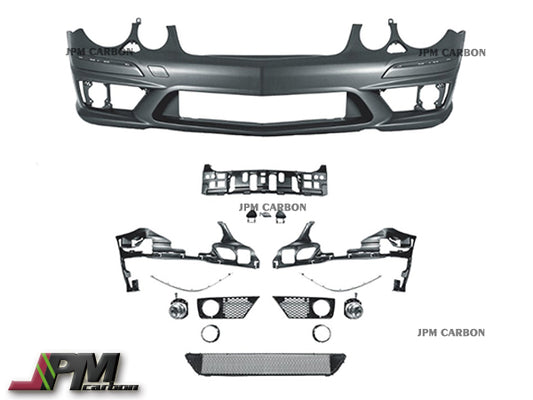 E63AMG Style Front Bumper For Mercedes Benz W211 2003-2009 E-Class E200 E320 E350 E55