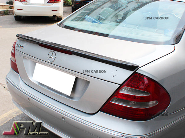 AMG Style Carbon Fiber Trunk Spoiler Fits For 2003-2009 Mercedes-Benz W211 E-Class