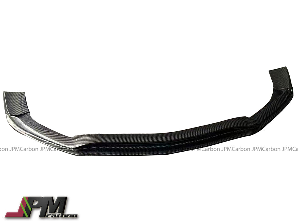 DP2 Style Carbon Fiber Front Bumper Add-on Lip Fits For 2014-2016 Mercedes-Benz W212 Facelift E-Class Sedan with AMG Sport Package Only
