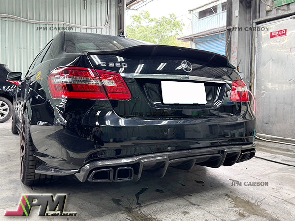 RT Style Carbon Fiber Rear Diffuser Fits For 2010-2013 Mercedes-Benz W212 with AMG Sport Package & E63AMG Only