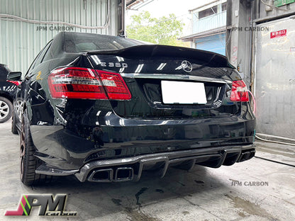 RT Style Carbon Fiber Rear Diffuser Fits For 2010-2013 Mercedes-Benz W212 with AMG Sport Package & E63AMG Only