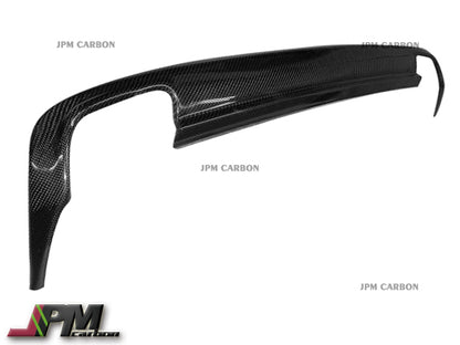 OEM Style Carbon Fiber Add-on Rear Diffuser Cover Fits For 2010-2013 Mercedes-Benz W212 Pre-facelift E-Class with AMG Sport Package Only