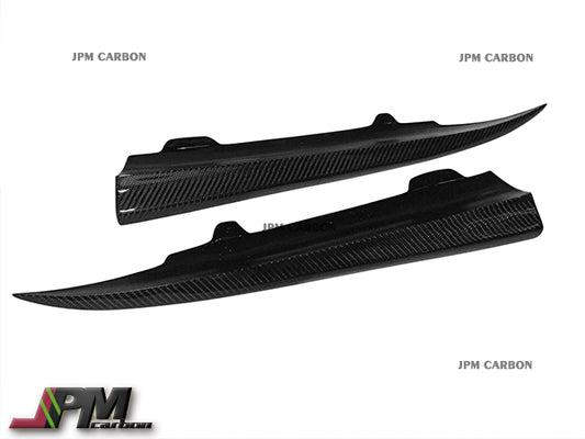 Carbon Fiber Rear Add-on Splitter Lips Fits For 2010-2013 Mercedes-Benz W212 E-Calss with AMG Sport Package & E63AMG Only