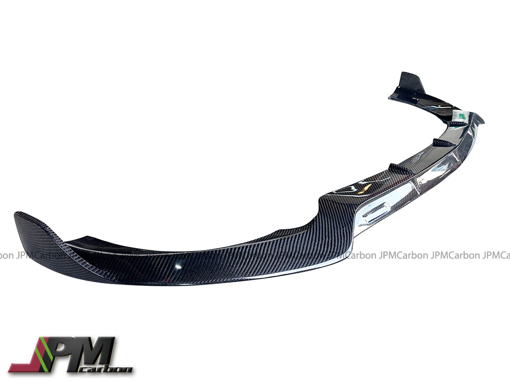 B Style Carbon Fiber Front Bumper Add-on Lip Fits For 2017-2020 Mercedes-Benz W213 Pre-Facelift E-Class Sedan with AMG Sport Package Only