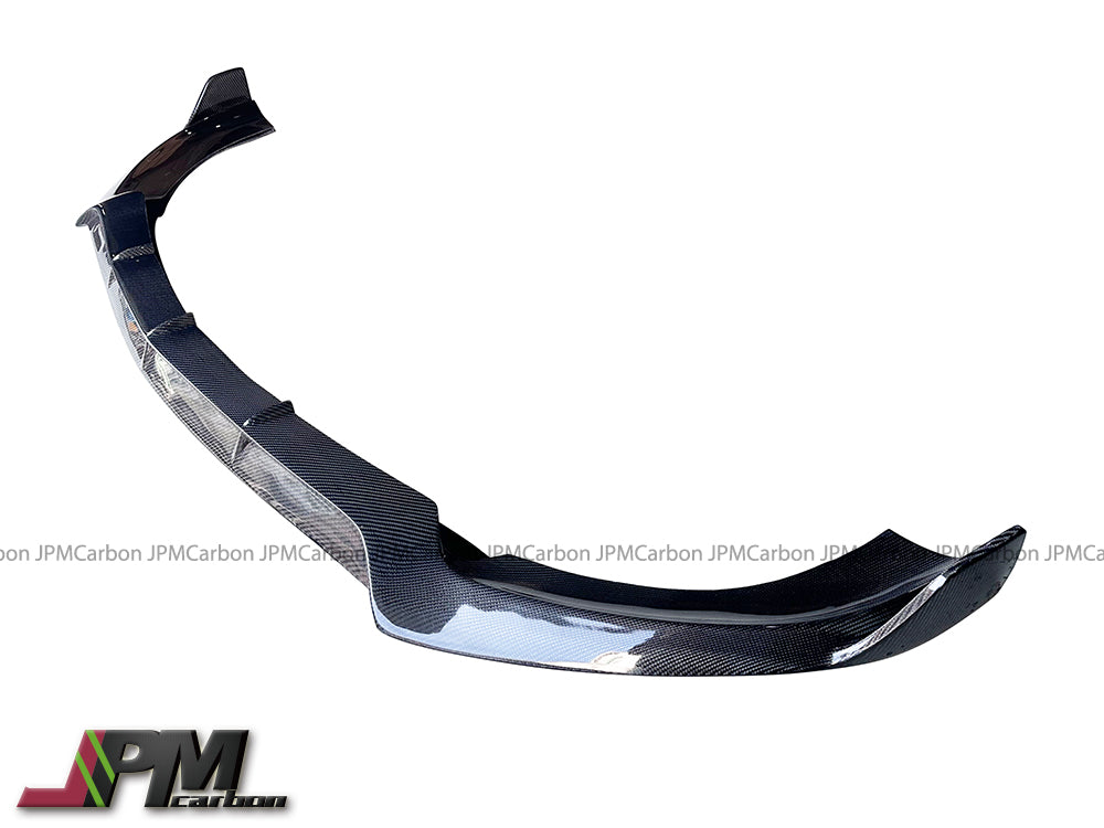 B Style Carbon Fiber Front Bumper Add-on Lip Fits For 2017-2020 Mercedes-Benz W213 Pre-Facelift E-Class Sedan with AMG Sport Package Only