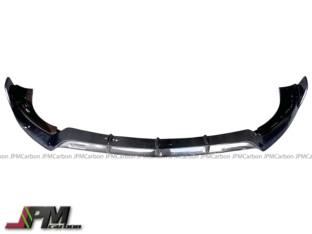 B Style Carbon Fiber Front Bumper Add-on Lip Fits For 2017-2020 Mercedes-Benz W213 Pre-Facelift E-Class Sedan with AMG Sport Package Only