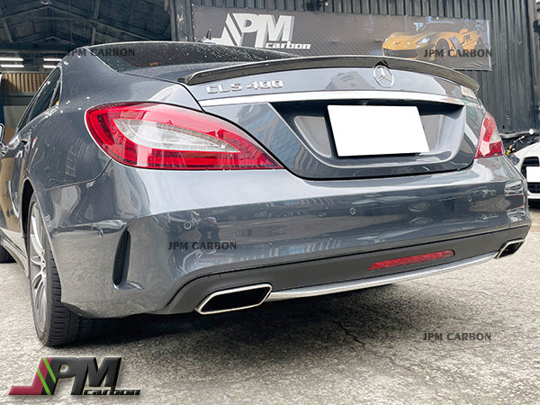 AMG Style Carbon Fiber Trunk Spoiler Fits For 2011-2018 Mercedes-Benz W218 CLS-Class Sedan