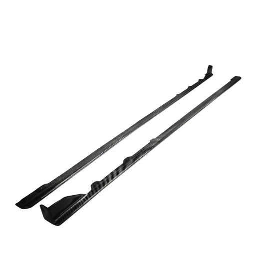 JDMuscle [15-21 WRX/STI] OEM STI Style Carbon Fiber Side Skirts