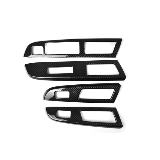 JDMuscle [15-16 WRX/STI] Tanso Carbon Fiber Window Switch Cover
