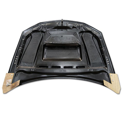 JDMuscle [08-14 WRX/STI] Carbon Fiber Hood V3 w/ Heat Extract