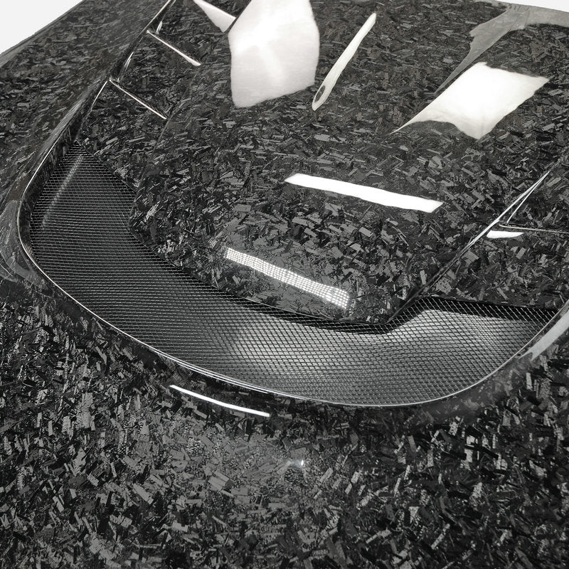 JDMuscle Tanso Carbon Fiber Hood VS Style  - 2020+ Toyota Supra GR A90/A91