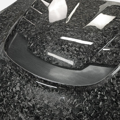 JDMuscle Tanso Carbon Fiber Hood VS Style  - 2020+ Toyota Supra GR A90/A91