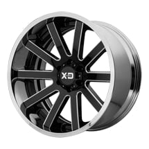 XD200 20X12 5X5.5 G-BLK/MILL CHR -44MM