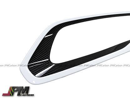 [JPMCarbon] OE Style Carbon Fiber Front Bumper Lower Grille Fits For 2023-2026 Toyota PRIUS PHEV XW60
