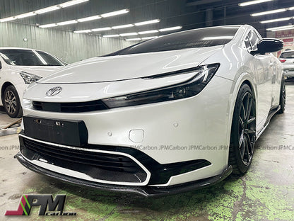 [JPMCarbon] OE Style Carbon Fiber Front Bumper Lower Grille Fits For 2023-2026 Toyota PRIUS PHEV XW60
